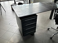 Metalen bureautafel (2x) - afbeelding 7 van  7