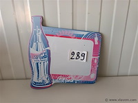 Metalen coca cola bord - afbeelding 1 van  3