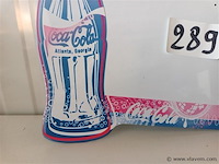 Metalen coca cola bord - afbeelding 2 van  3