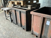 Metalen container voor heftruck (3x) - afbeelding 4 van  4