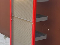 Metalen display-/winkelrek van loctite teroson - 4 laadvlakken/legplanken - afbeelding 5 van  6