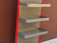Metalen display-/winkelrek van loctite teroson - 4 laadvlakken/legplanken - afbeelding 6 van  6