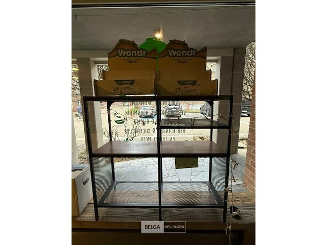 Metalen displayrek l100 cm - afbeelding 1 van  2