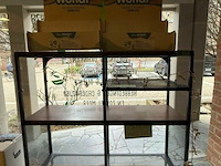 Metalen displayrek l100 cm