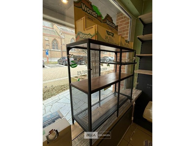 Metalen displayrek l100 cm - afbeelding 2 van  2