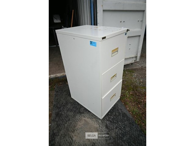 Metalen dossierkast met 3 laden - afbeelding 3 van  5