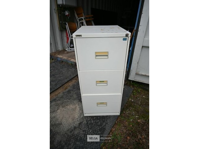 Metalen dossierkast met 3 laden - afbeelding 1 van  5