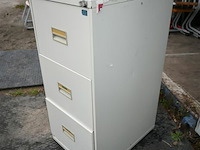 Metalen dossierkast met 3 laden - afbeelding 2 van  5