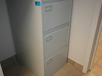 Metalen dossierkast met 3 lades - afbeelding 1 van  3