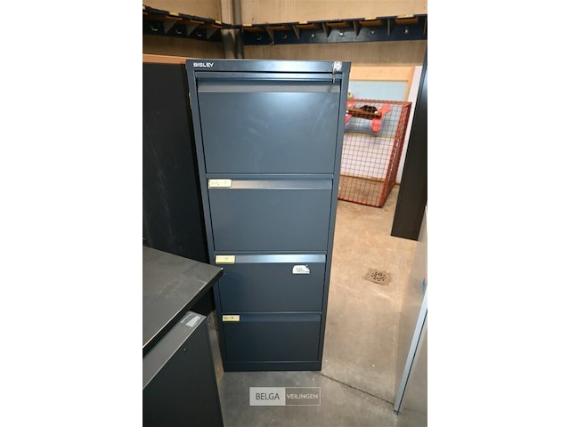 Metalen dossierkast met 4 laden - afbeelding 1 van  5