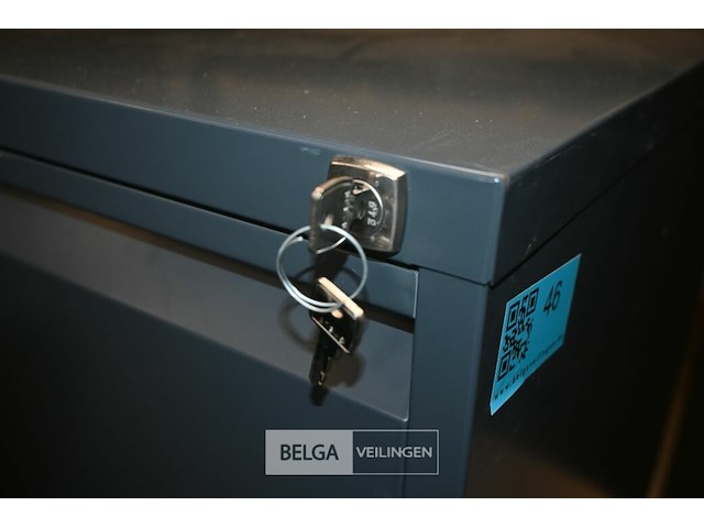 Metalen dossierkast met 4 laden - afbeelding 4 van  5