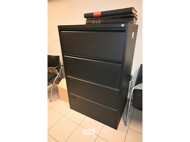 Metalen dossierkast met 4 lades - afbeelding 2 van  3