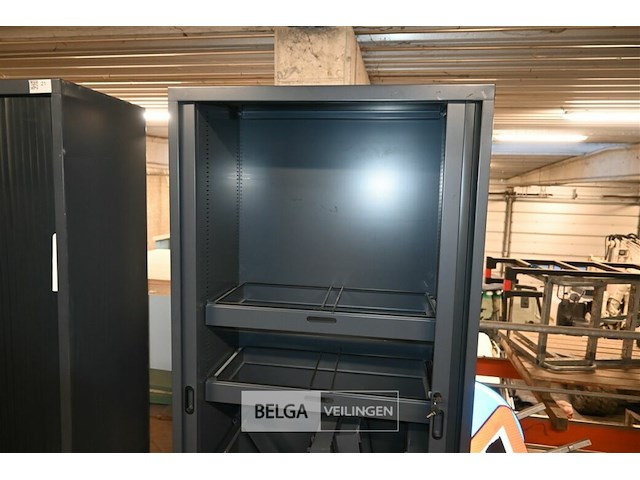 Metalen dossierkast met roldeuren - afbeelding 3 van  4