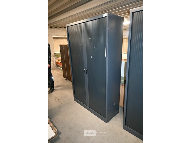 Metalen dossierkast met roldeuren - afbeelding 1 van  5