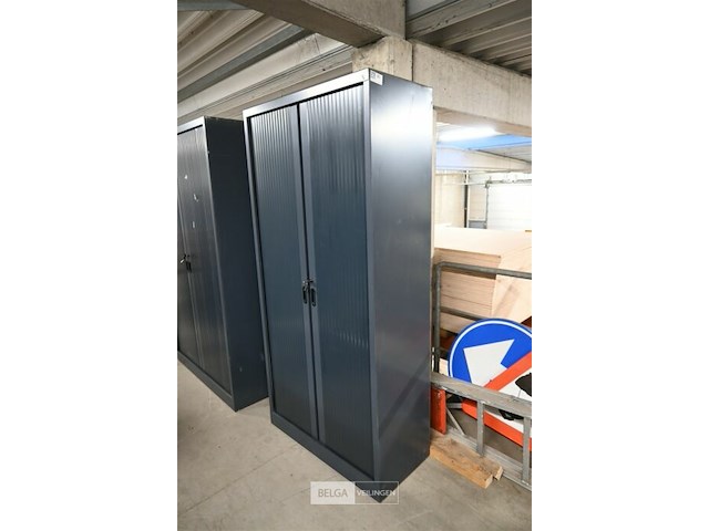 Metalen dossierkast met roldeuren - afbeelding 1 van  4