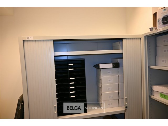 Metalen dossierkast met roldeuren - afbeelding 3 van  4