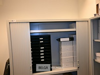 Metalen dossierkast met roldeuren - afbeelding 3 van  4