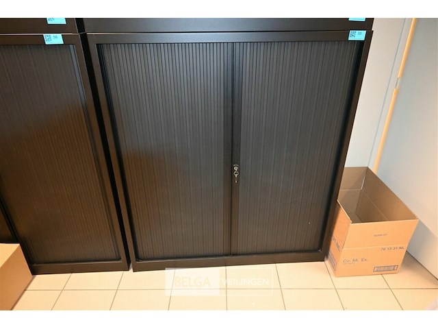 Metalen dossierkast met roldeuren - afbeelding 2 van  5