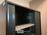 Metalen dossierkast met roldeuren - afbeelding 3 van  4