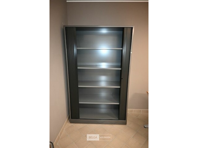 Metalen dossierkast met roldeuren - afbeelding 3 van  4