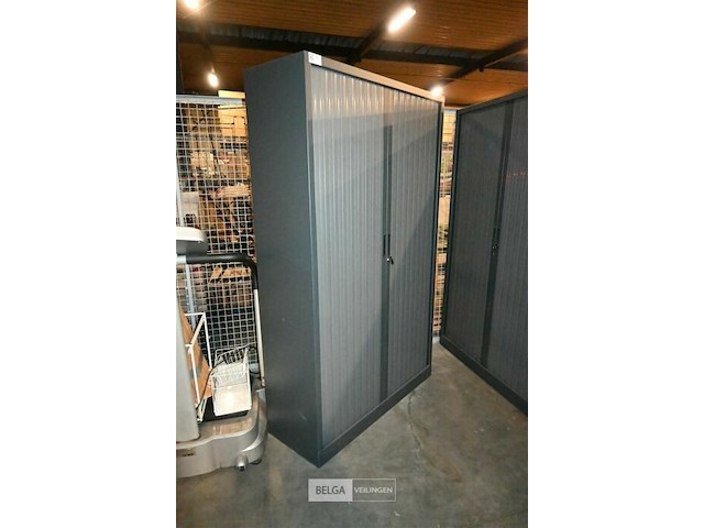 Metalen dossierkast met roldeuren - afbeelding 1 van  2