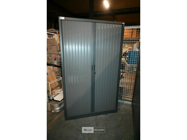 Metalen dossierkast met roldeuren - afbeelding 1 van  2