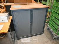 Metalen dossierkast met roldeuren - afbeelding 1 van  4