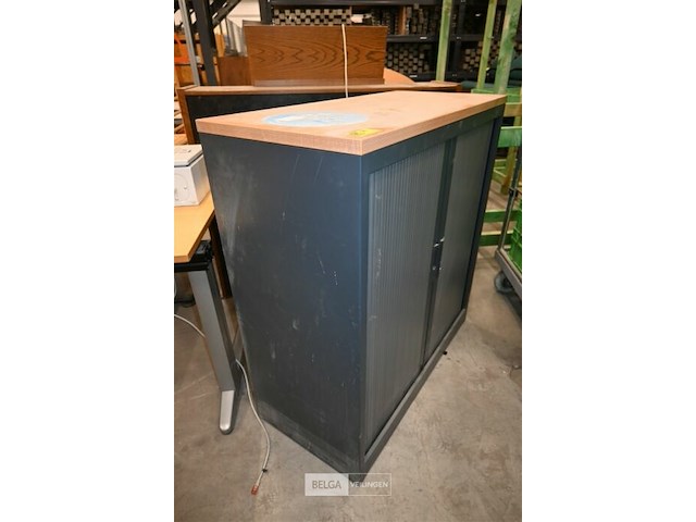 Metalen dossierkast met roldeuren - afbeelding 2 van  4