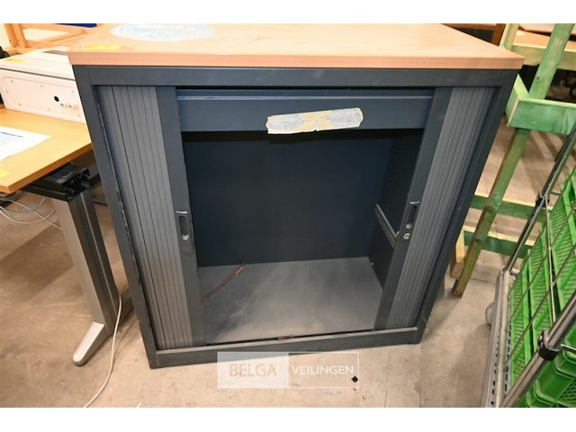 Metalen dossierkast met roldeuren - afbeelding 3 van  4