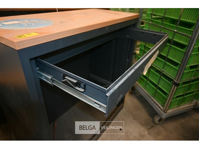 Metalen dossierkast met roldeuren - afbeelding 4 van  4