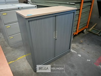 Metalen dossierkast met roldeuren - afbeelding 1 van  4