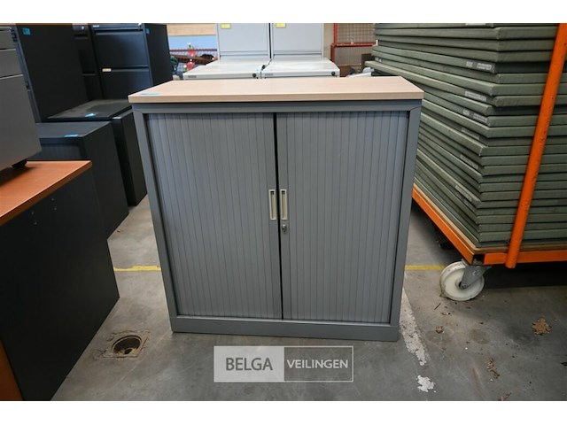 Metalen dossierkast met roldeuren - afbeelding 2 van  4