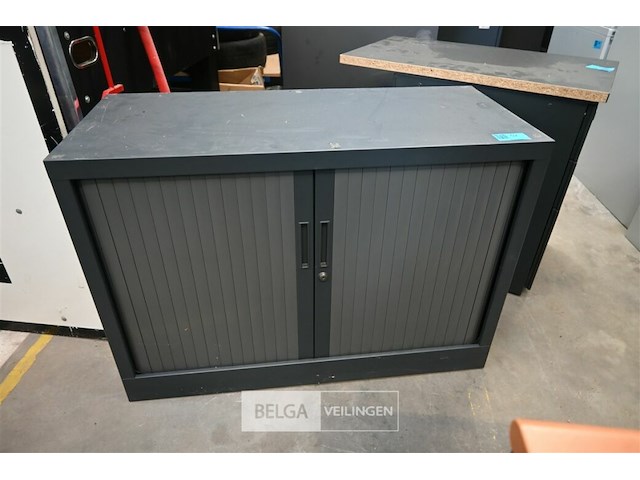 Metalen dossierkast met roldeuren - afbeelding 2 van  4