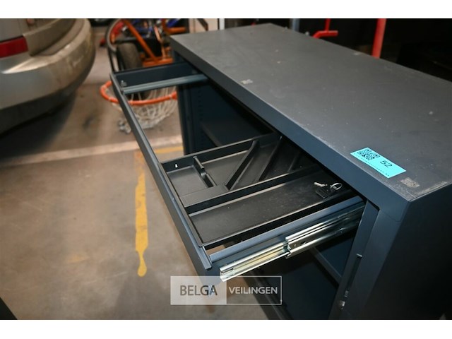 Metalen dossierkast met roldeuren - afbeelding 4 van  4