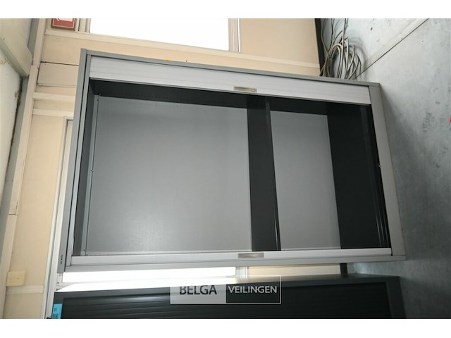 Metalen dossierkast met roldeuren - afbeelding 3 van  4