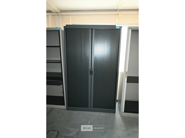 Metalen dossierkast met roldeuren - afbeelding 1 van  3