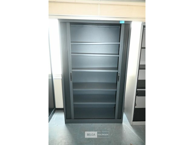 Metalen dossierkast met roldeuren - afbeelding 2 van  3