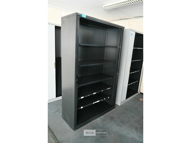 Metalen dossierkast met roldeuren - afbeelding 1 van  4