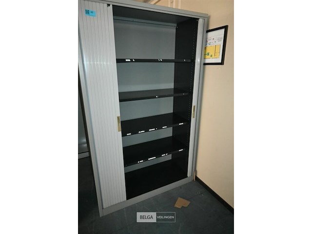 Metalen dossierkast met roldeuren - afbeelding 2 van  3