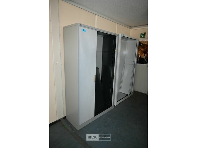 Metalen dossierkast met roldeuren - afbeelding 1 van  3