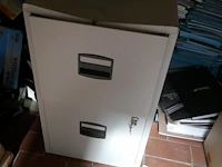 Metalen dossierkast vintage model + ladenblok - afbeelding 3 van  3
