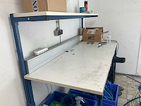Metalen dossierkasten (4x) + werkbank - afbeelding 3 van  14