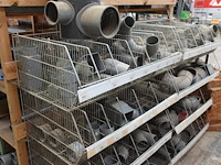 Metalen draadmanden + inhoud pvc koppelstukken - afbeelding 7 van  7