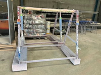 Metalen droogrek (2x) - afbeelding 1 van  3