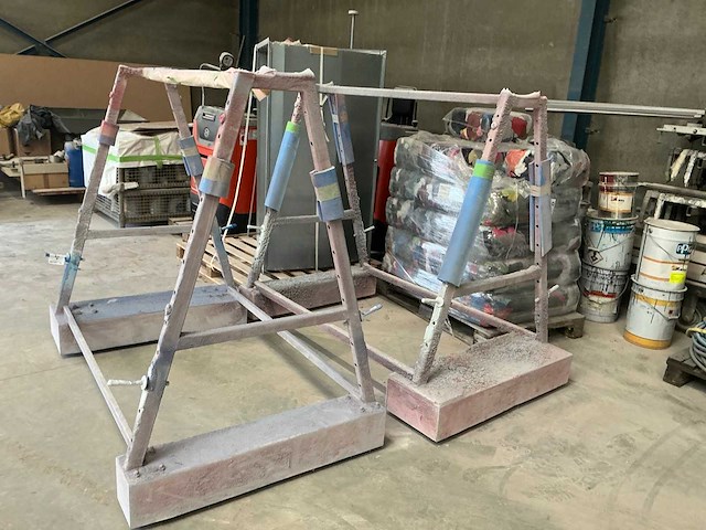 Metalen droogrek (2x) - afbeelding 2 van  3