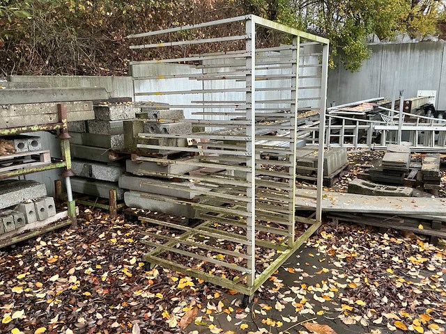 Metalen droogrek (4x) - afbeelding 1 van  4