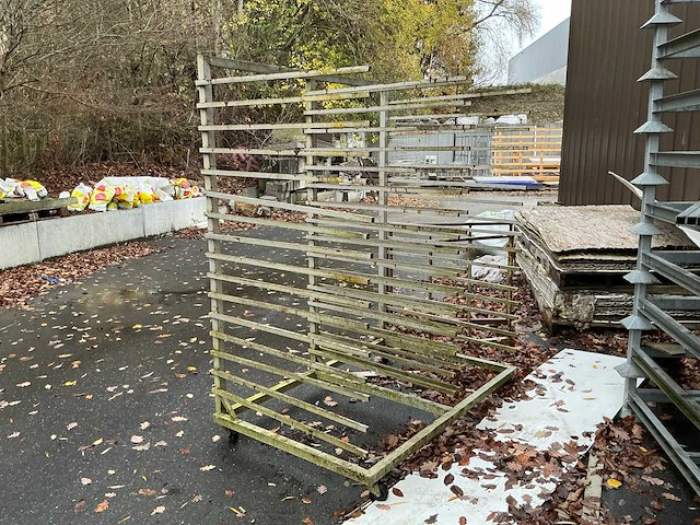 Metalen droogrek (4x) - afbeelding 2 van  4