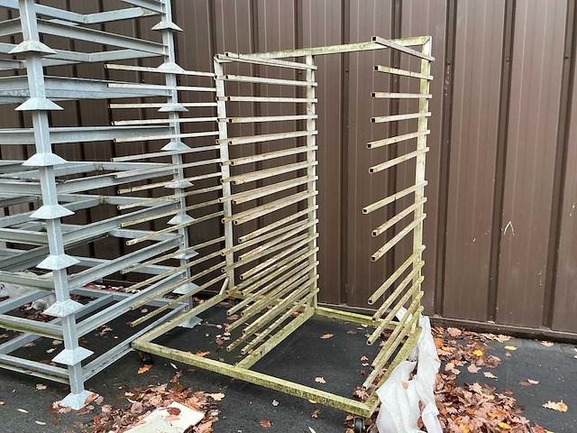 Metalen droogrek (4x) - afbeelding 3 van  4