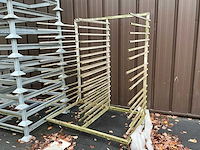 Metalen droogrek (4x) - afbeelding 3 van  4