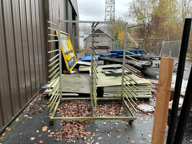 Metalen droogrek (4x) - afbeelding 4 van  4